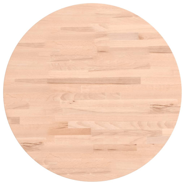 Tablero redondo de madera maciza de haya Ø50x2.5 cm M 2