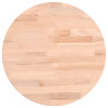 Tablero redondo de madera maciza de haya Ø30x4 cm 2