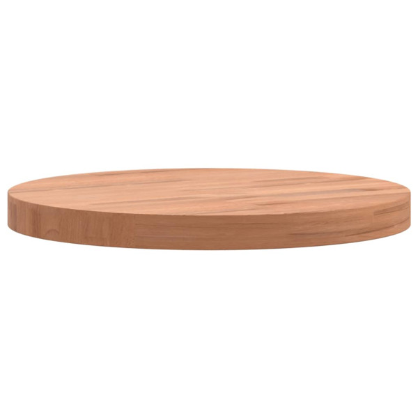 Tablero redondo de madera maciza de haya Ø30x2.5 cm M 5