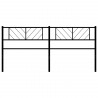 Cabecero de metal negro 200 cm 3