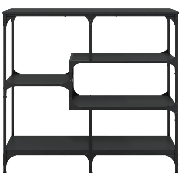 Mesa consola madera contrachapada negro 103x32x95 cm M 4