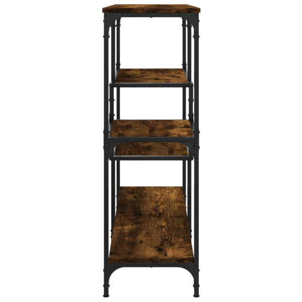 Mesa consola 103x32x95 cm derivados de madeira carvalho fumado M 5