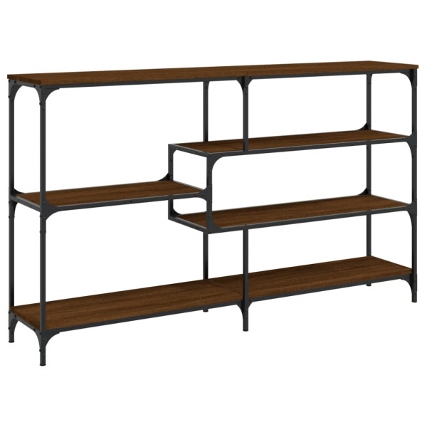 Mesa consola 160x32x95 cm derivados madeira carvalho castanho M 2