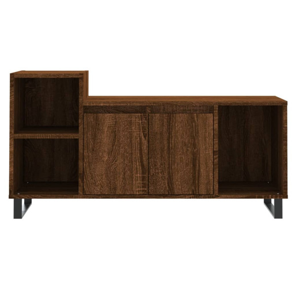 Mueble para TV madera contrachapada marrón roble 100x35x55 cm M 5