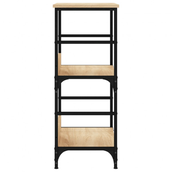 Estantería de madera de ingeniería roble Sonoma 50x33x82 cm M 5