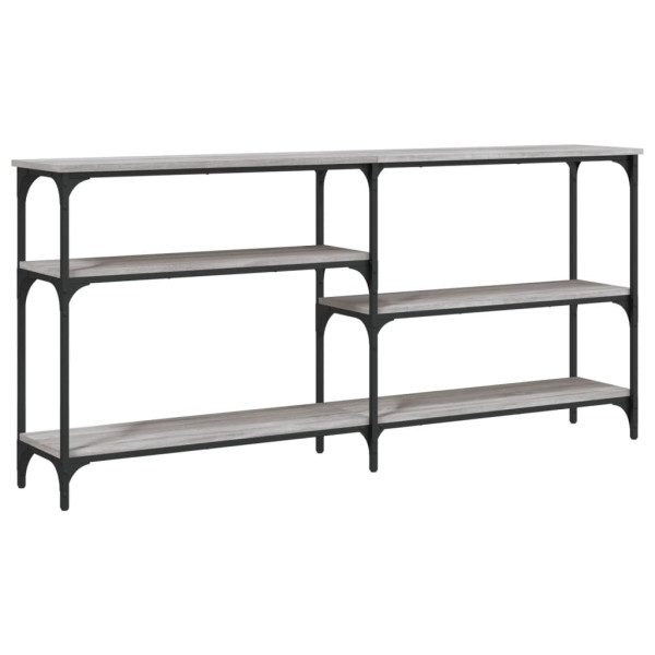 Mesa consola 160x29x75 cm derivados de madeira cinzento sonoma M 2