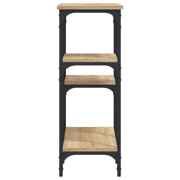 Mesa consola 80x29x75 cm derivados de madeira carvalho sonoma M 5