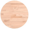 Tablero redondo de madera maciza de haya Ø30x2.5 cm 2