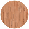 Tablero redondo de madera maciza de haya Ø70x4 cm 2