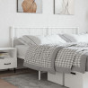 Cabeceira de cama 180 cm metal branco 1