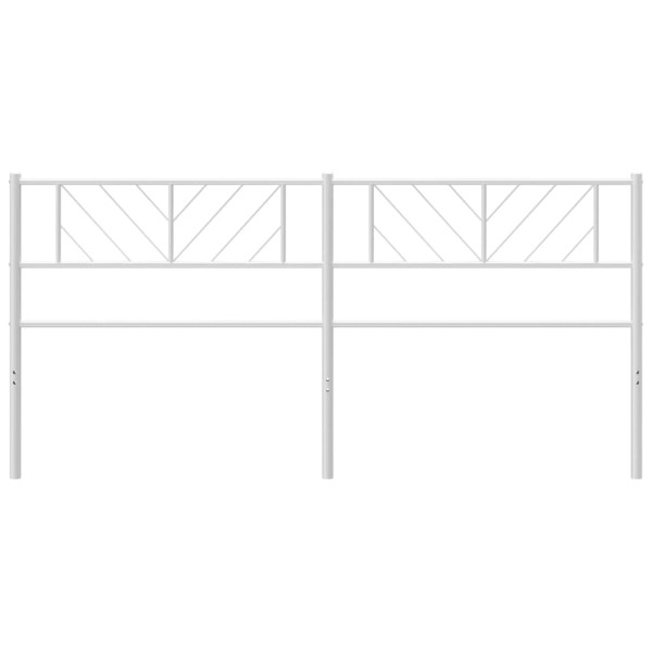 Cabeceira de cama 180 cm metal branco M 3