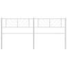 Cabecero de metal blanco 200 cm 3