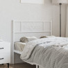 Cabeceira de cama 107 cm metal branco 1