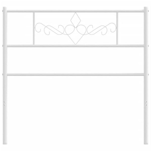 Cabeceira de cama 107 cm metal branco M 3