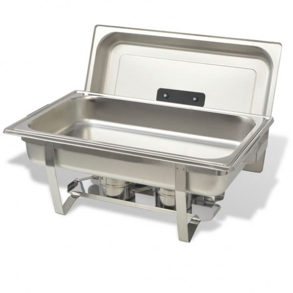 Set calentador de comida para buffet 4 piezas acero inoxidable M 4