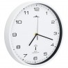 Reloj de pared radiocontrol movimiento de cuarzo 31 cm blanco 3
