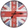 Reloj vintage de pared con flores UK 30 cm 1