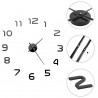 Reloj 3D de pared con diseño moderno 100 cm XXL negro 1