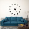 Reloj 3D de pared con diseño moderno 100 cm XXL negro 2