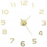 Reloj de pared 3D con diseño moderno 100 cm XXL dorado 3