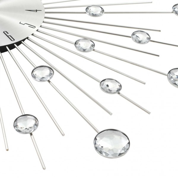 Relógio de parede com movimento quartzo design moderno 50 cm M 5