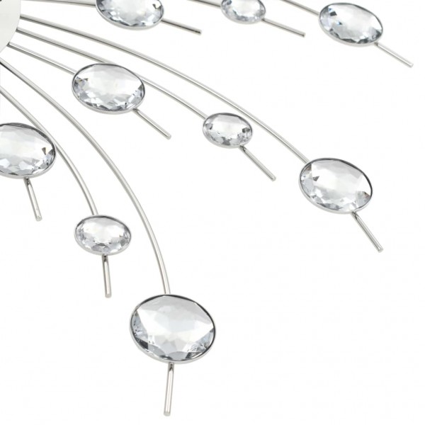 Relógio de parede com mecanismo quartzo design moderno 50 cm M 5