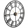 Reloj de pared vintage movimiento cuarzo metal 60 cm XXL 3
