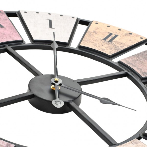 Reloj de pared vintage movimiento cuarzo 60 cm XXL M 3