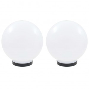 Candeeiro esférico LED 2 pcs 25 cm PMMA H