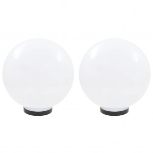 Candeeiro esférico LED 2 pcs 30 cm PMMA H