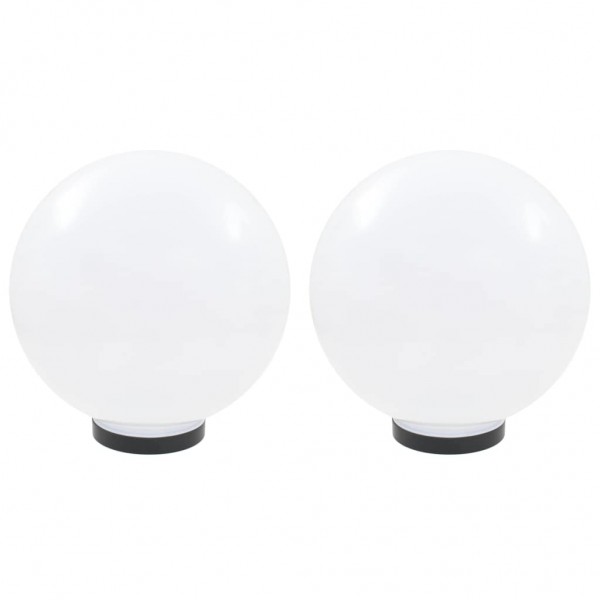 Candeeiro esférico LED 2 pcs 30 cm PMMA M 2