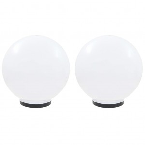 Candeeiro esférico LED 2 pcs 40 cm PMMA H
