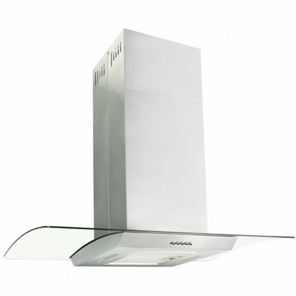 Campana extractora de techo 90 cm acero inoxidable 756 m³/h LED D