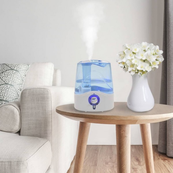Humidificador ultrasónico vapor frío luz nocturna 6 L 300 ml/h M 3