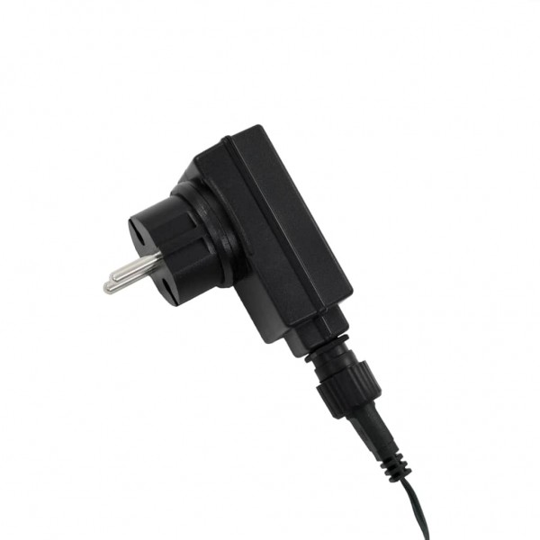 Cordão de luzes 1000 LED 100 m 8 efeitos iluminação IP44 branco quente M 3