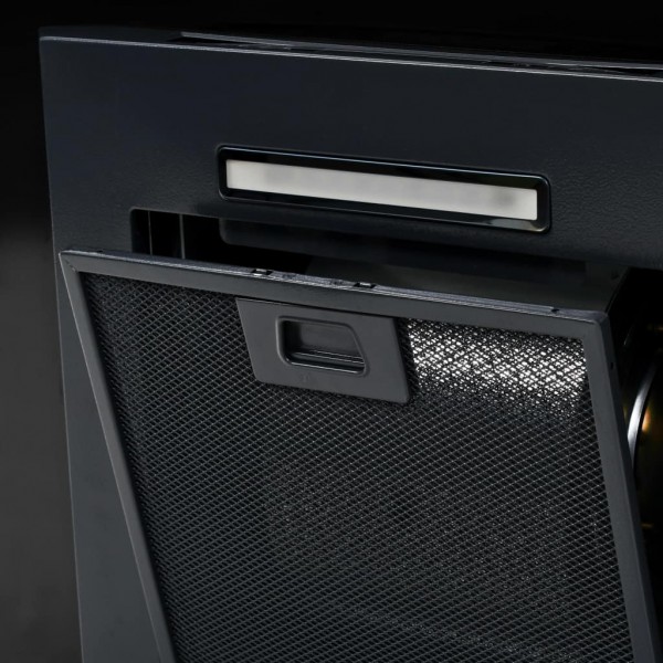 Campanha de extracção de parede 60 cm aço inoxidável 756 m3/h preto M 3