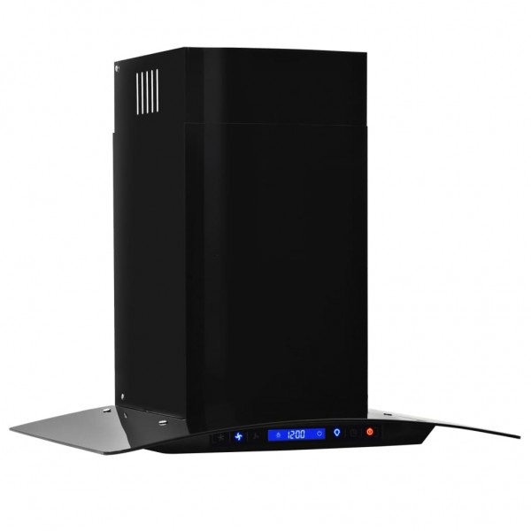 Campanha de extracção de parede 60 cm aço inoxidável 756 m3/h preto M 5