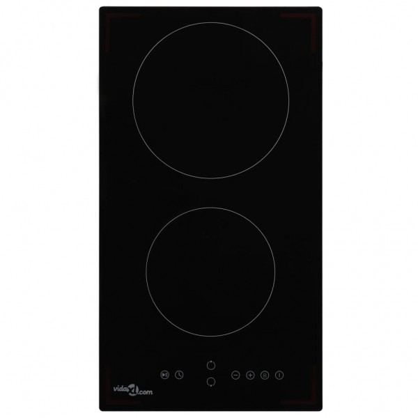 Vitrocerâmica com 2 queimadores controlo táctil 3000 W M 3