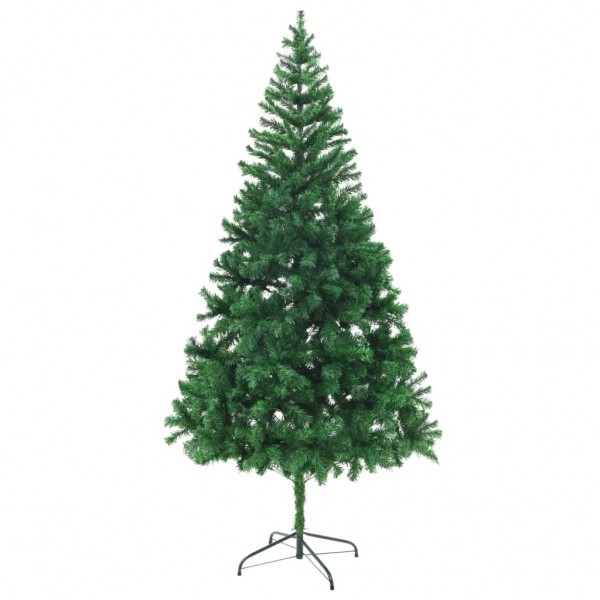 Árbol de Navidad artificial con soporte acero 210 cm 910 ramas D