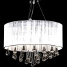 Lustre com 85 cristais branco 1