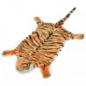 Tapete tigre de pelúcia 144 cm castanho 1