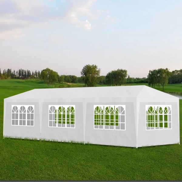 Carpa de fiestas blanca 3x9 m D