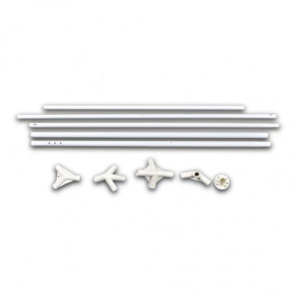 Carpa de fiestas blanca 3x9 m M 5