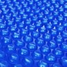 Cubierta solar de piscina de PE redonda y flotante 300 cm azul 1