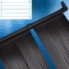Painel aquecedor solar de piscina 80x620 cm 2