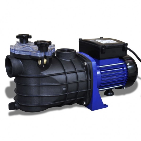 Bomba de piscina eléctrica 500 W azul D