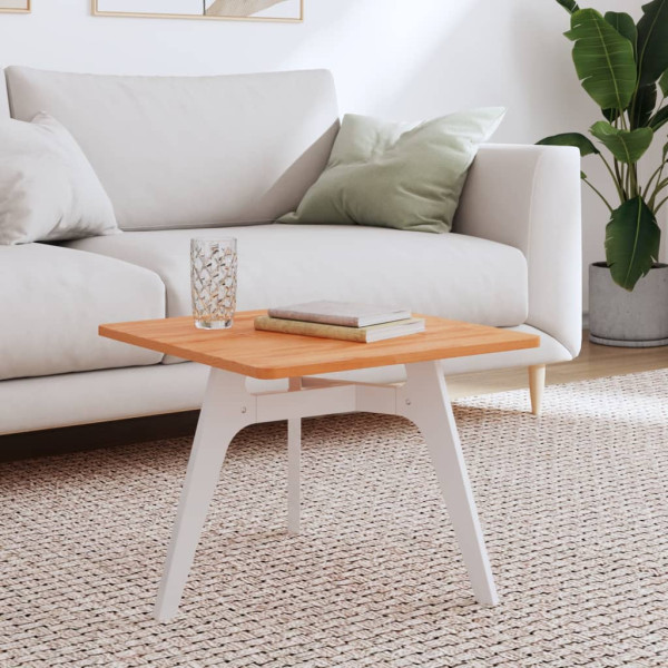 Tablero de mesa cuadrado de madera maciza de haya 50x50x1.5 cm D