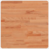 Tablero de mesa cuadrado de madera maciza de haya 50x50x1.5 cm 2