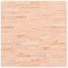 Tablero de mesa cuadrado de madera maciza de haya 80x80x1.5 cm 2