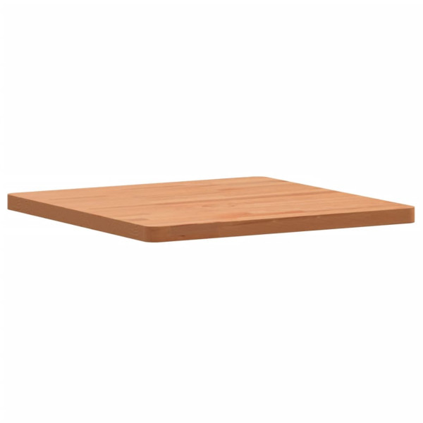 Tablero de mesa cuadrado de madera maciza de haya 50x50x2.5 cm M 4